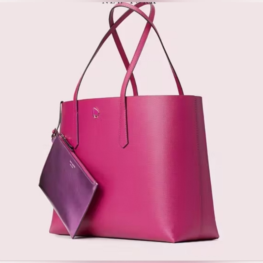 🔥NWOT Kate Spade ♠️ Molly Metallic Tote & Pouch